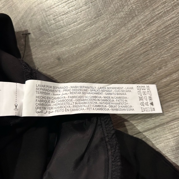 Zara. Black Pants with twist- Size:M - Picture 10 of 10